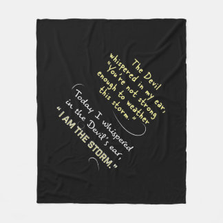 Fleece Blanket Devil gefluisterde Christelijke Vom Deken
