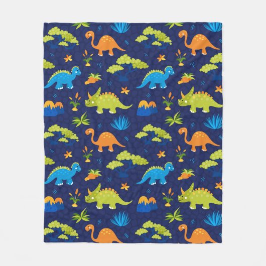 Fleece Blanket Dinosaurs Deken (Voorkant)