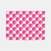 Fleece Blanket/Emoticons-Smiley-gezichten Deken (Voorkant (Horizontaal))