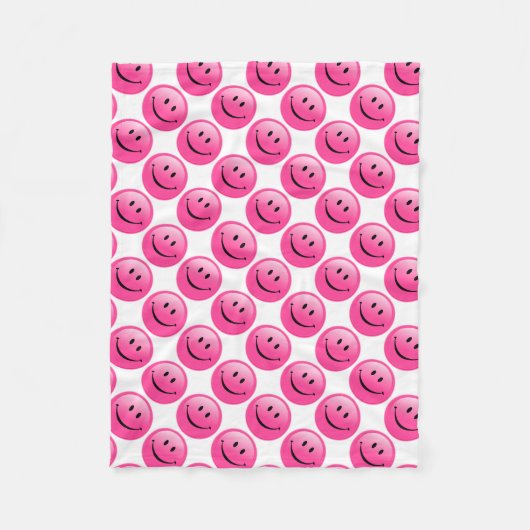 Fleece Blanket/Emoticons-Smiley-gezichten Deken (Voorkant)