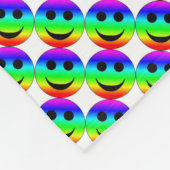 Fleece Blanket/Emoticons-Smiley-gezichten Deken (Hoek)