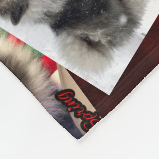 Fleece blanket - februari (Hoek)