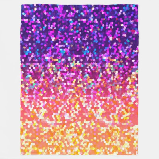 Fleece Blanket Glitter Graphic Deken (Voorkant)