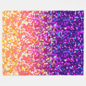 Fleece Blanket Glitter Graphic Deken (Voorkant (Horizontaal))