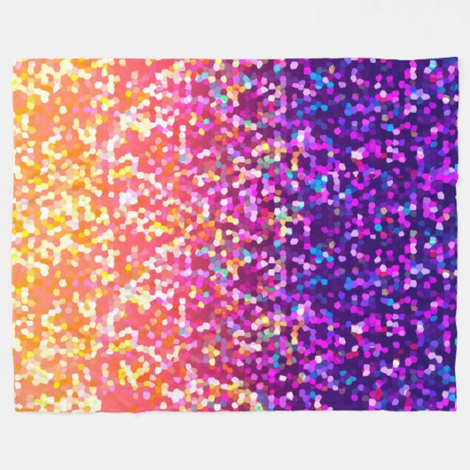 Fleece Blanket Glitter Graphic Deken (Voorkant (Horizontaal))