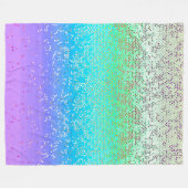 Fleece Blanket Glitter Star Dust Deken (Voorkant (Horizontaal))