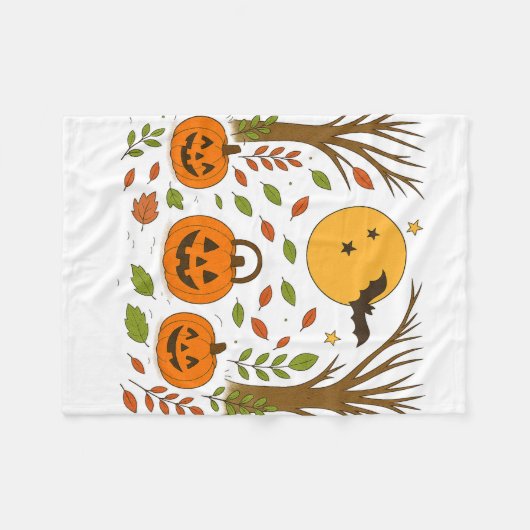 Fleece blanket Halloween (Voorkant (Horizontaal))