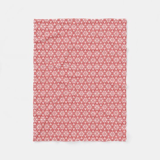 Fleece Blanket - Hexagon en Bars (Voorkant)