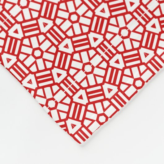 Fleece Blanket - Hexagon en Bars Deken (Hoek)