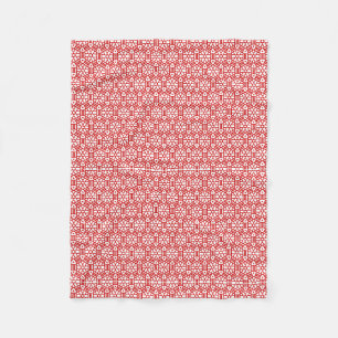 Fleece Blanket - Hexagon en Bars Deken