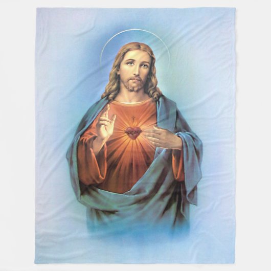 Fleece Blanket/Jesus (Voorkant)