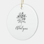 Fleece Blanket Keramisch Ornament (Links)