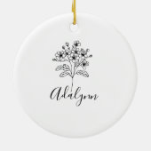 Fleece Blanket Keramisch Ornament (Achterkant)