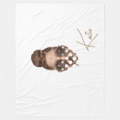 Fleece Blanket, Large 60" x 80" Katie Design Deken (Voorkant)