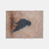 Fleece Blanket met Crow Deken (Voorkant (Horizontaal))