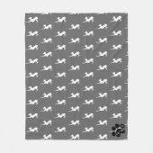 Fleece Blanket met de Italiaanse Greyhound (Voorkant)