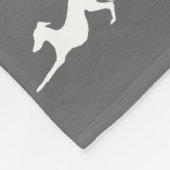 Fleece Blanket met de Italiaanse Greyhound Deken (Hoek)