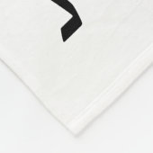 Fleece Blanket met Hebreeuwse naam (Hoek)