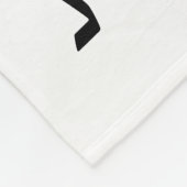 Fleece Blanket met Hebreeuwse naam Deken (Hoek)