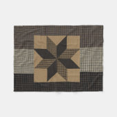 Fleece Blanket met "Primitive Style" Deken (Voorkant (Horizontaal))