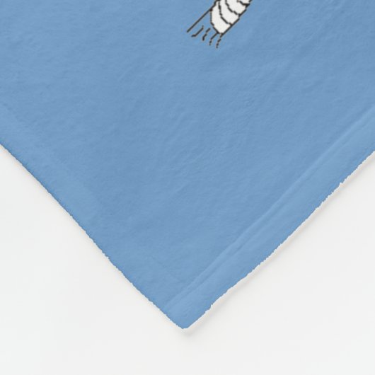 Fleece Blanket - Nautical Theme Deken (Hoek)