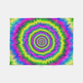 Fleece Blanket Neon Explosion Deken (Voorkant (Horizontaal))