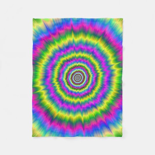 Fleece Blanket Neon Explosion Deken (Voorkant)