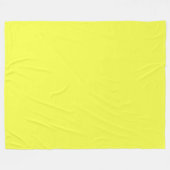 Fleece Blanket, Neon Yellow (Voorkant (Horizontaal))