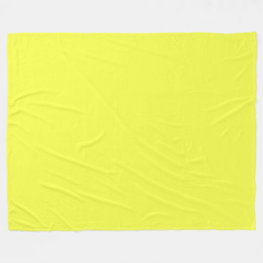 Fleece Blanket, Neon Yellow (Voorkant (Horizontaal))
