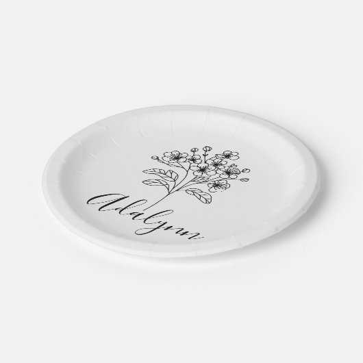 Fleece Blanket Papieren Bordje (Gekanteld)