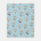 Fleece Blanket Parachute Zoo (Voorkant)