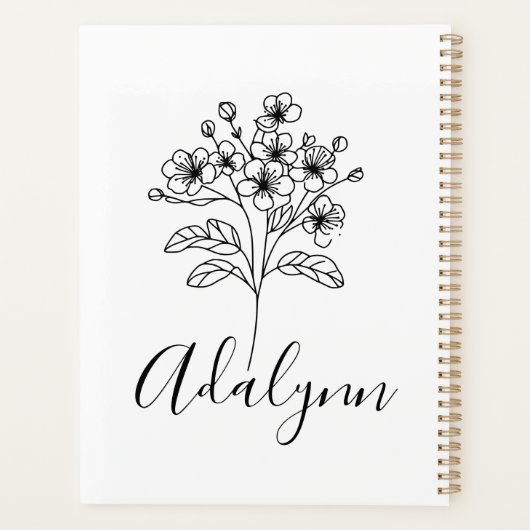 Fleece Blanket Planner (Achterkant)