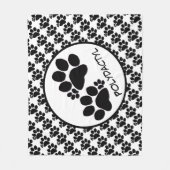 Fleece Blanket - Polydactyl Cat Paws (Voorkant)