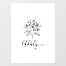 Fleece Blanket Raamsticker