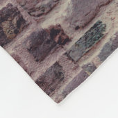 Fleece Blanket Red Brick Wall Aangepaste graffiti (Hoek)