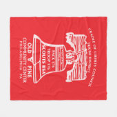 Fleece Blanket - Red Deken (Voorkant (Horizontaal))