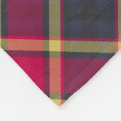 Fleece Blanket - Rood en geel Scottish Tartan 2 (Hoek)
