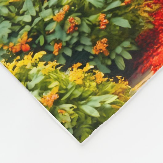 Fleece Blanket (Rose Tunnel) Deken (Hoek)