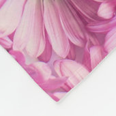 Fleece Blanket - Roze Gerbera Daisies (Hoek)