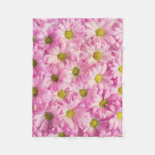Fleece Blanket - Roze Gerbera Daisies Deken (Voorkant)