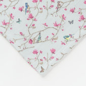 Fleece Blanket - Shabby Chic Blossom (Hoek)