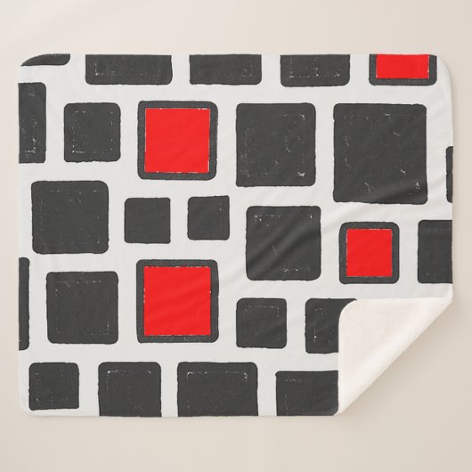 Fleece Blanket Sherpa Deken (Voorkant (horizontaal))