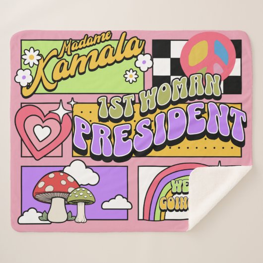 Fleece Blanket Sherpa Deken (Voorkant (horizontaal))