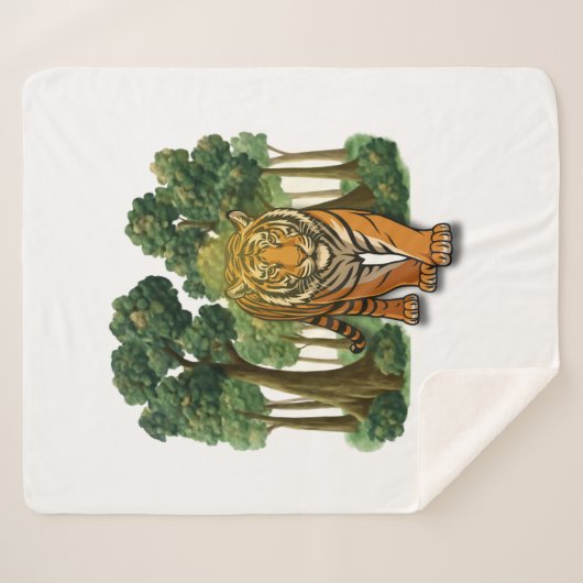 Fleece Blanket Sherpa Deken (Voorkant (horizontaal))