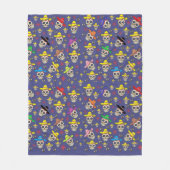 Fleece Blanket - Skulls Deken (Voorkant)