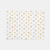 Fleece Blanket (Small) - Autumn And Fall Pattern Deken (Voorkant (Horizontaal))