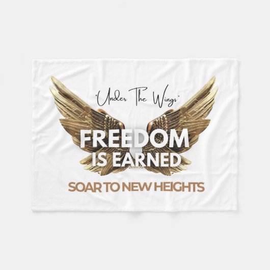 Fleece Blanket(SOAR HIGH) (Voorkant (Horizontaal))