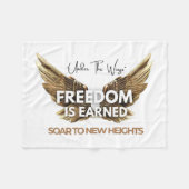 Fleece Blanket(SOAR HIGH) Deken (Voorkant (Horizontaal))