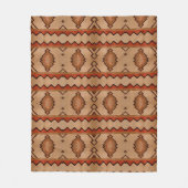Fleece Blanket Southwest rustige geweven tapeontwe (Voorkant)