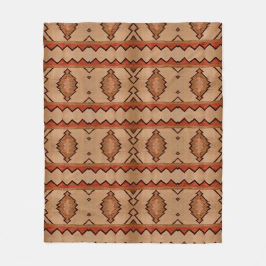 Fleece Blanket Southwest rustige geweven tapeontwe (Voorkant)